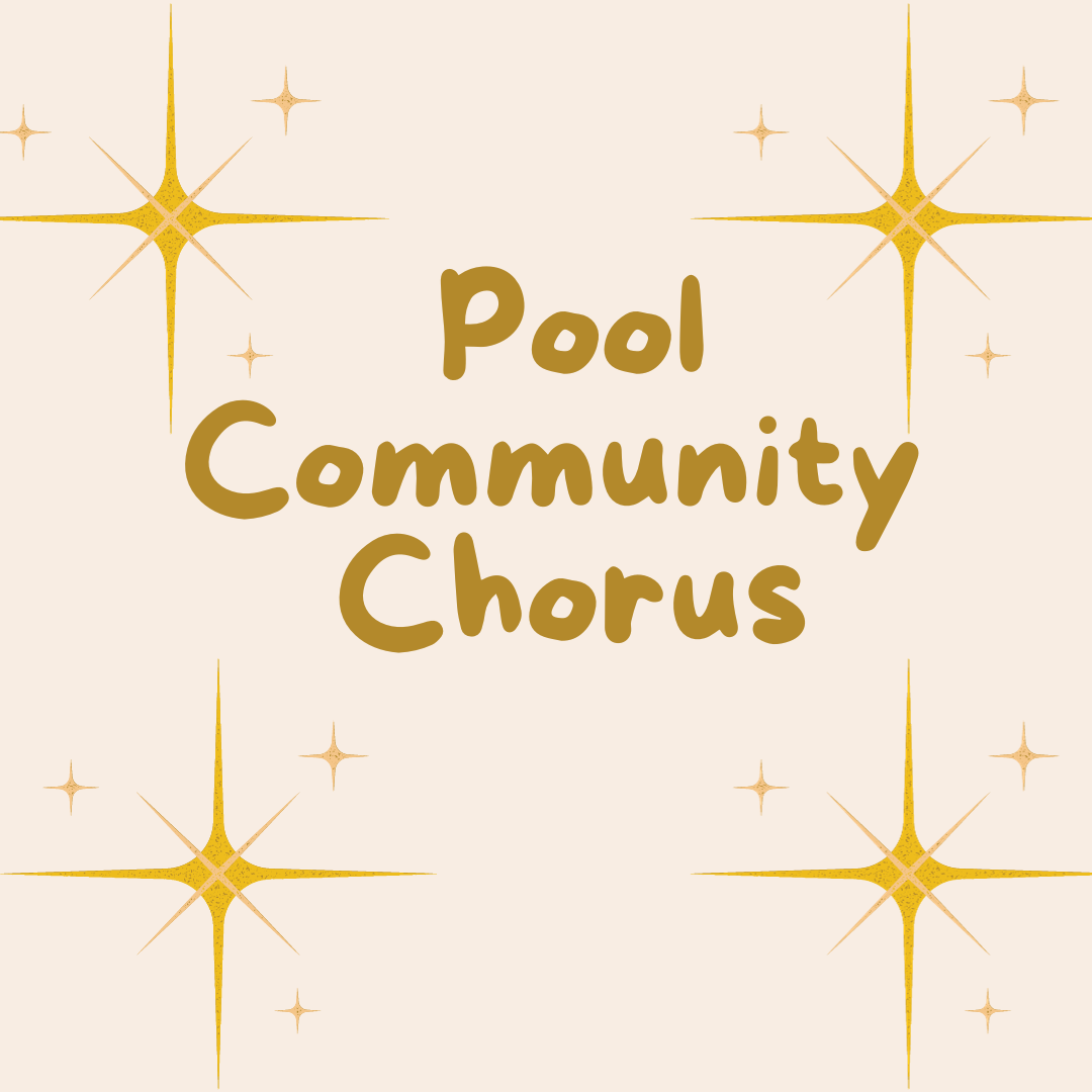 All join in:  Pool Community Chorus